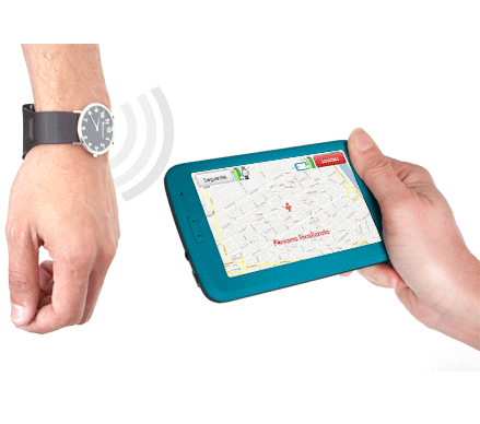 ist ein Ortungssystem aus einer GPS-Uhr für den Alzheimer und einem mobilen Empfänger ist ein Ortungssystem aus einer GPS-Uhr für den Alzheimer und einem mobilen Empfänger